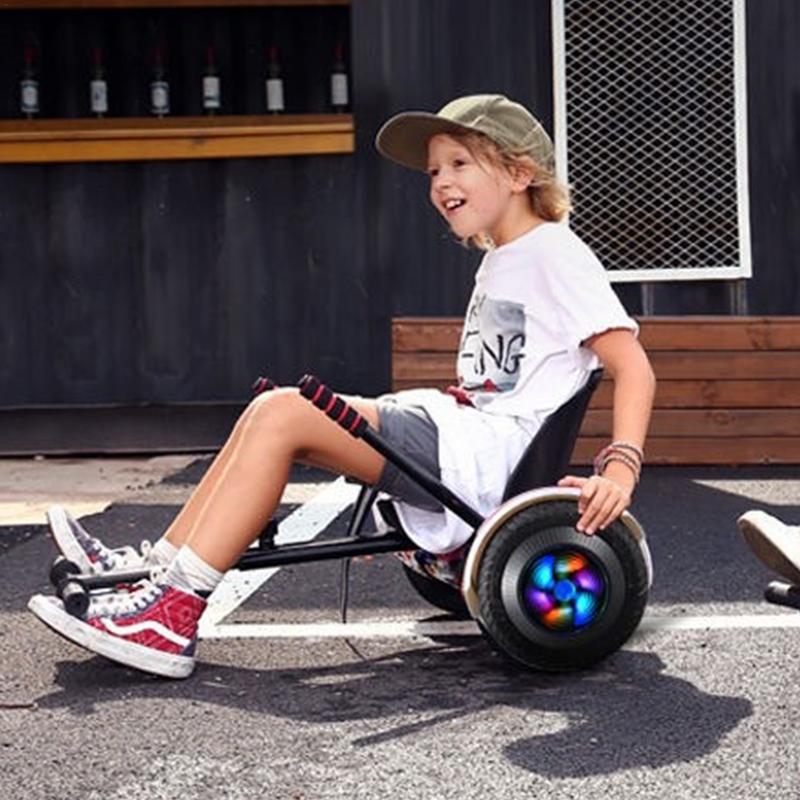 Hoverboard Seat Attachment Self Balancing Scooter Hover Kart Stand Go Kart Accessories Fit 6.5-inch 8-inch Karting Equipment