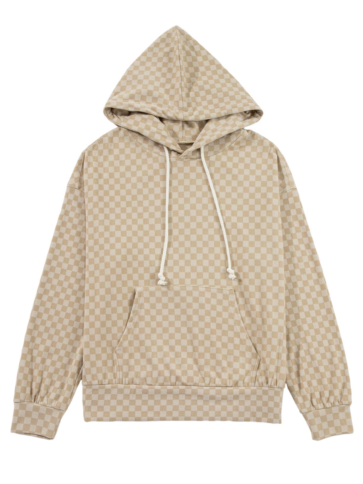 

Европейский и американский модный пуловер с принтом: Женская толстовка с капюшоном и длинным рукавом L хаки