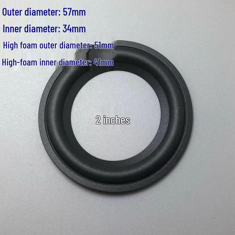 Rubber Edge Speaker Repair Rings - 1.5 To 12 Inch Range