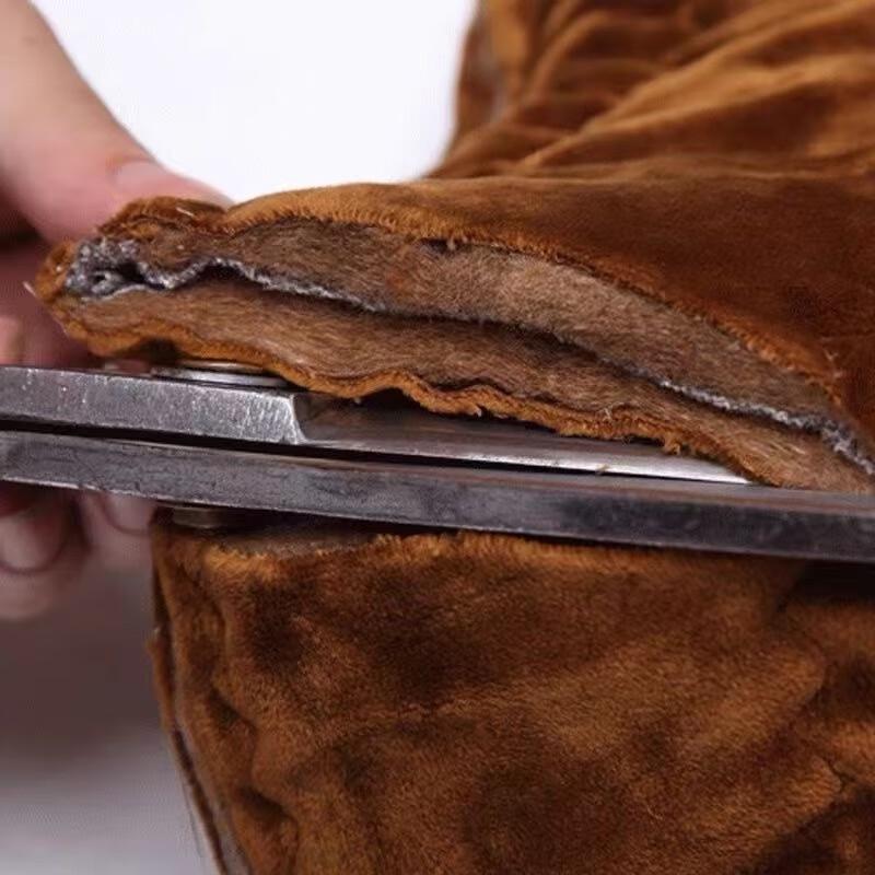 Nanjiren Men's Thickened Fleece-Lined Thermal Underwear Pants