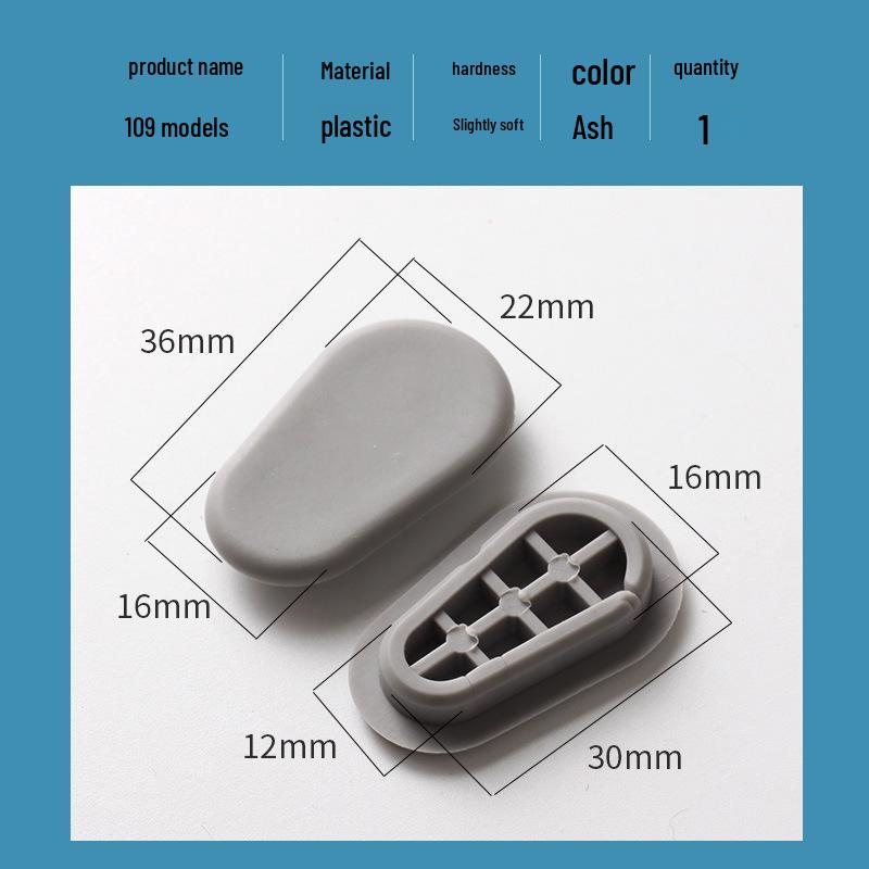 Toilet Seat Cushion: Anti-slip Shock Absorbing Silent Rubber Pads