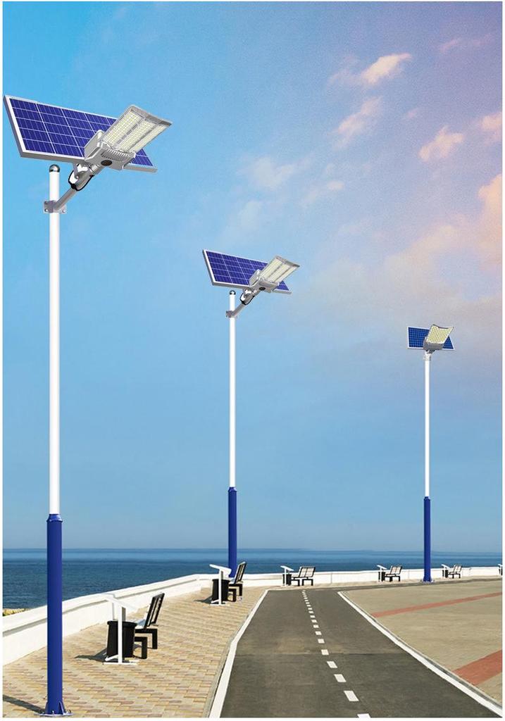 Leistungsstarke Solar-Gartenleuchte für den Außenbereich - Superhell, Weitwinkel-Straßenlaterne