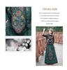 2025 Ethnic Style Women's Chinese Retro A-line Long Skirt with Heavy Embroidery