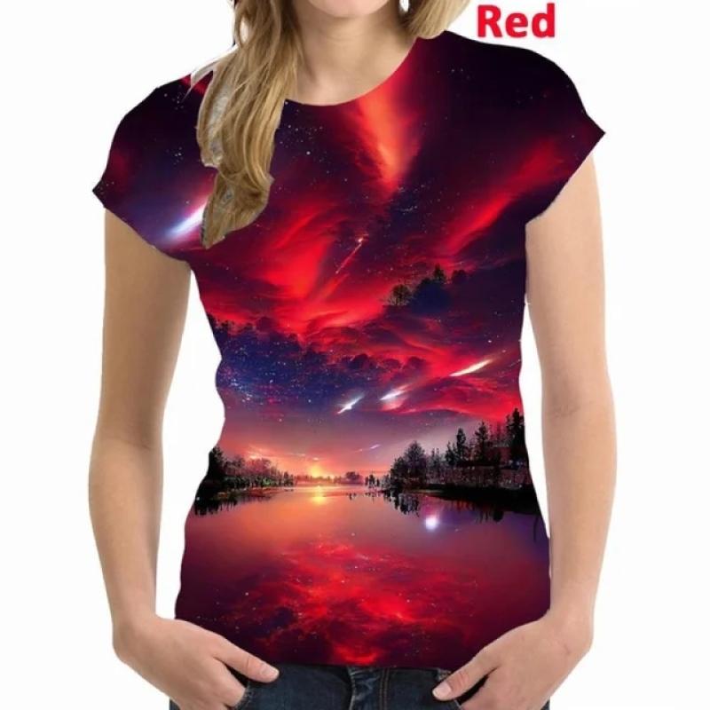 

3d Printed Animal Wolf T Shirt Summer New Fashion Casual Street Cool T-shirt M