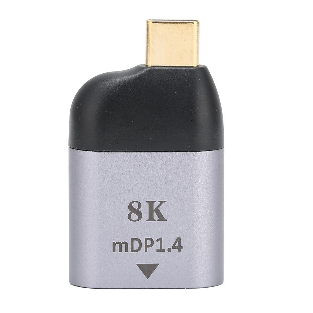 Tragbarer TypC Stecker auf MiniDP Adapter 4K bei 60Hz für Windows Android OS X Videoausgabegeräte