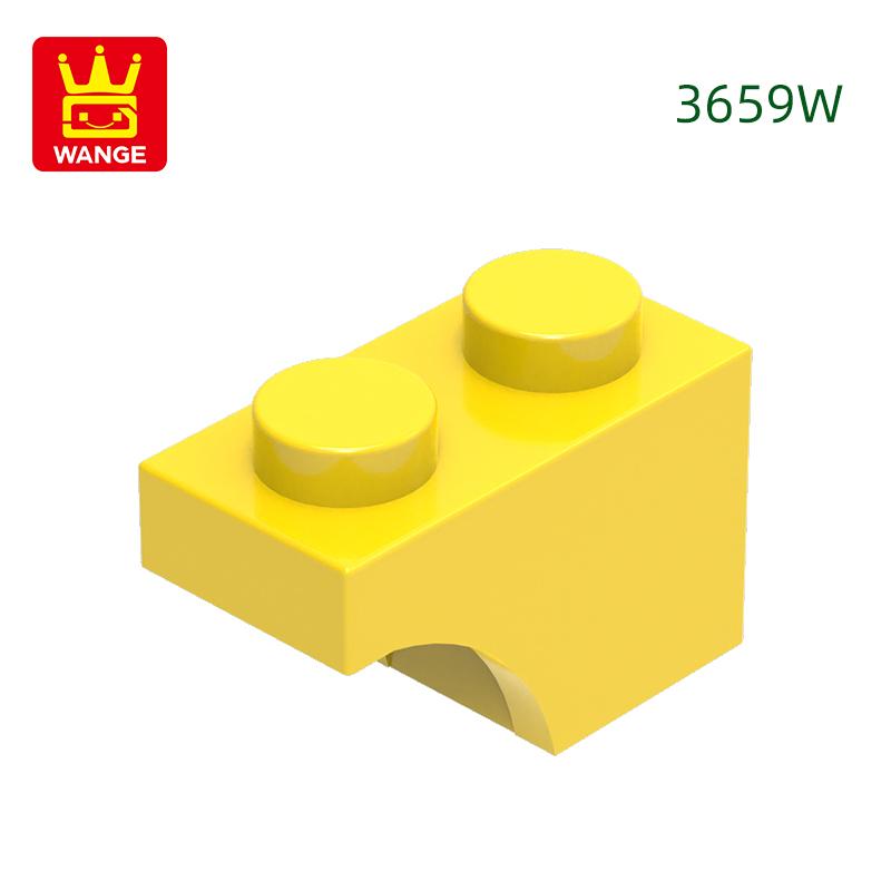 166Pcs/lot 3659W 1x2 Half Arch Construction Block Moc Colour Accessories Works With featuring Brick DO IT YOURSELF Children's Toy Assembly Gift Idea