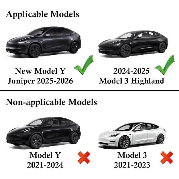 USB Hub Charger For Tesla Model Y Juniper 2025-2026 & Model 3 Highland 2024-2026 Center Console Docking Station Accessories