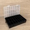 24 Grids Compartment Plastic Storage Box Jewelry Earring Box Bead Screw Container Home Storage Case Display Organizer Container