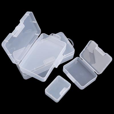 Square Plastic Transparent Storage Box Small Items Sundries Organizer Case Jewelry Beads Container Tools Accessories Box