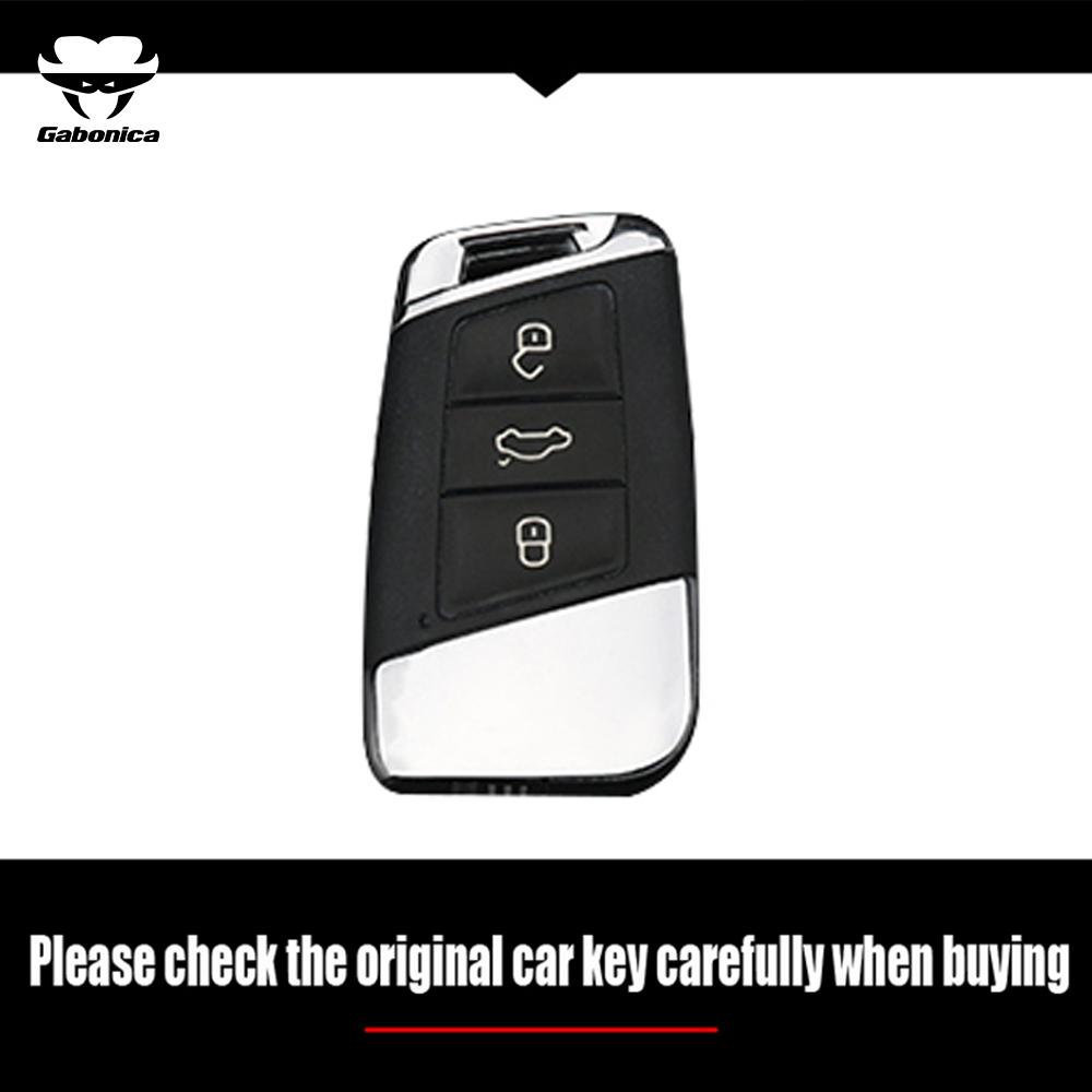Abs Carbon Fiber Style Car Key Case Cover For Vw Volkseagen Passat B8 Cc Arteon Magotan For Skoda Fabia Superb A7 Kodiaq Seat