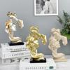 Creative Kiss of Deep Affection Couple Statue - Resin Artwork - Decorative Piece for Home - Living Room Decoration - Gift Arrangement