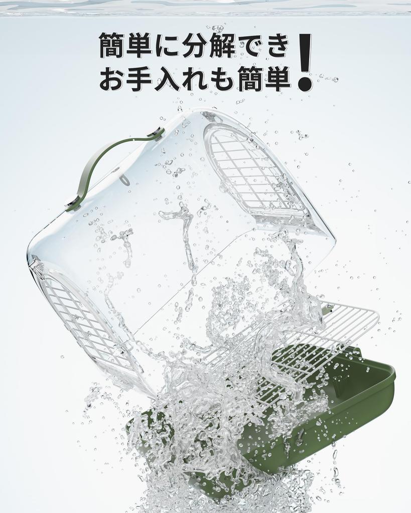 BUCATSTATE Reisekäfig, Vogelkäfig, Vogelkäfig, Tragbar, Belüftet, Transparenter Schirm, Stilvoll, Handtasche/Umhängetasche, 2-Wege-Typ, für Kleintiere su