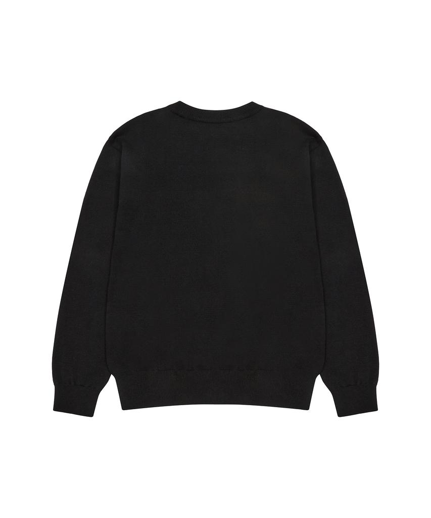 LARTIGENT [Disney] Mickey Mouse_Over Knit(Black)