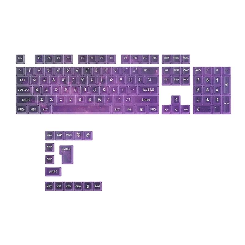 119pcs Replacement Keycaps OEM Height Design Multiple Theme for Mechanical Keyboards Premium PC Keycap Set