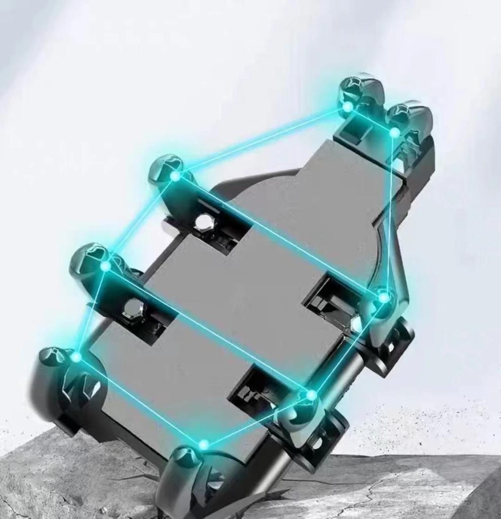 Universal Upgraded Eight Claws Mobile Phone Holder for Motorcycle Scooter ATV Bicycle E-bike Cell Phone Bracket