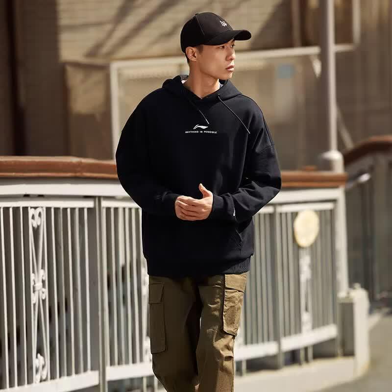 Li-Ning Unisex Pullover Hoodie L