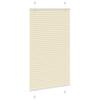 Cream Pleated Blind 70X100 Cm Fabric Width 69.4 Cm