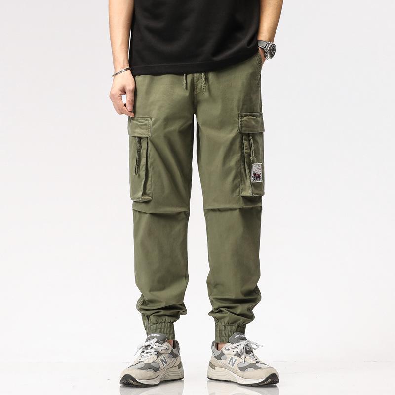 New Men's Functional Loose Casual Pants Versatile Outdoor Trendy Sports Overalls Elastic