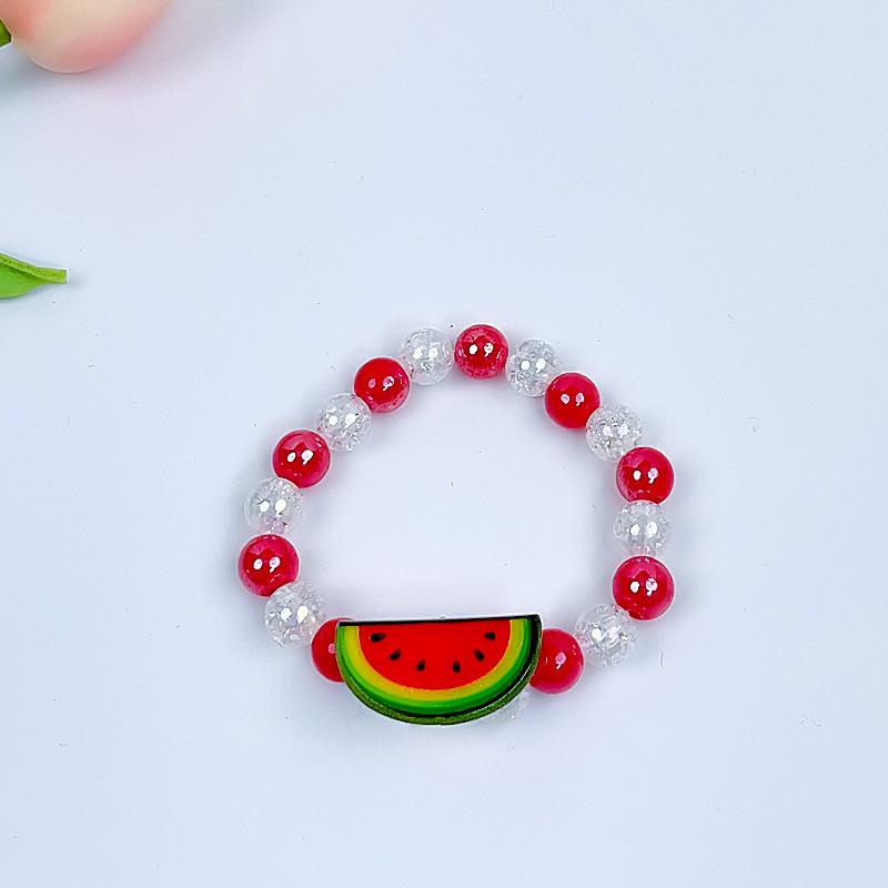 Cartoon Mermaid Pendant Beaded Bracelet for Girls