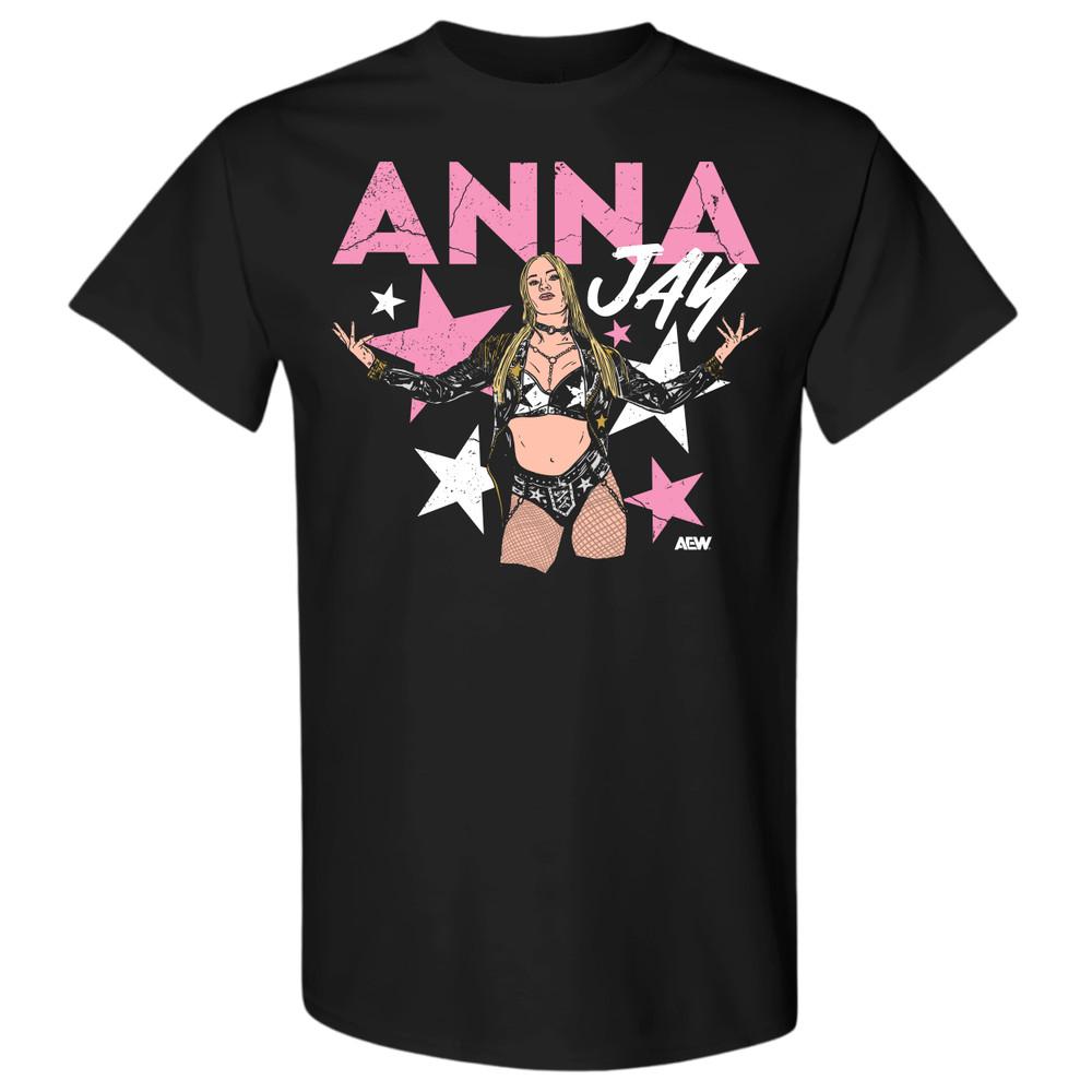 Anna Jay  Star of the Show AEW Official TShirt Unisex T-Shirt M