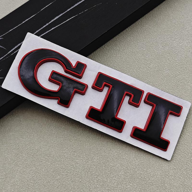 Pro VW VOLKSWAGEN 2026 Nové 3D kovové logo Znak GTI Písmena Odznak na zadní kufr auta Pro Volkswagen VW Golf 4 5 6 7 7.5 MK4 MK5 MK6