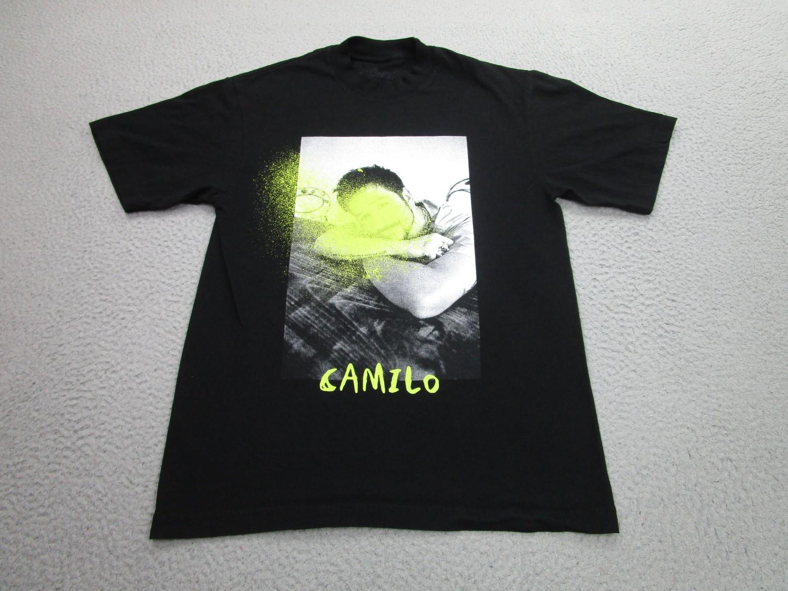 Camilo Shirt Mens Small Tour Graphic Tee Le Adentro Ia Afuera Concert Dates Band L