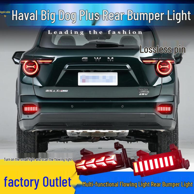 23-26 Haval Big Dog Plus LED Rear Bumper and Fog Light Kit