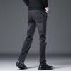 Loose Youth Straight Men's Slim New Large Size Casual Elastic Trendy American Autumn And Winter Jeans For Men