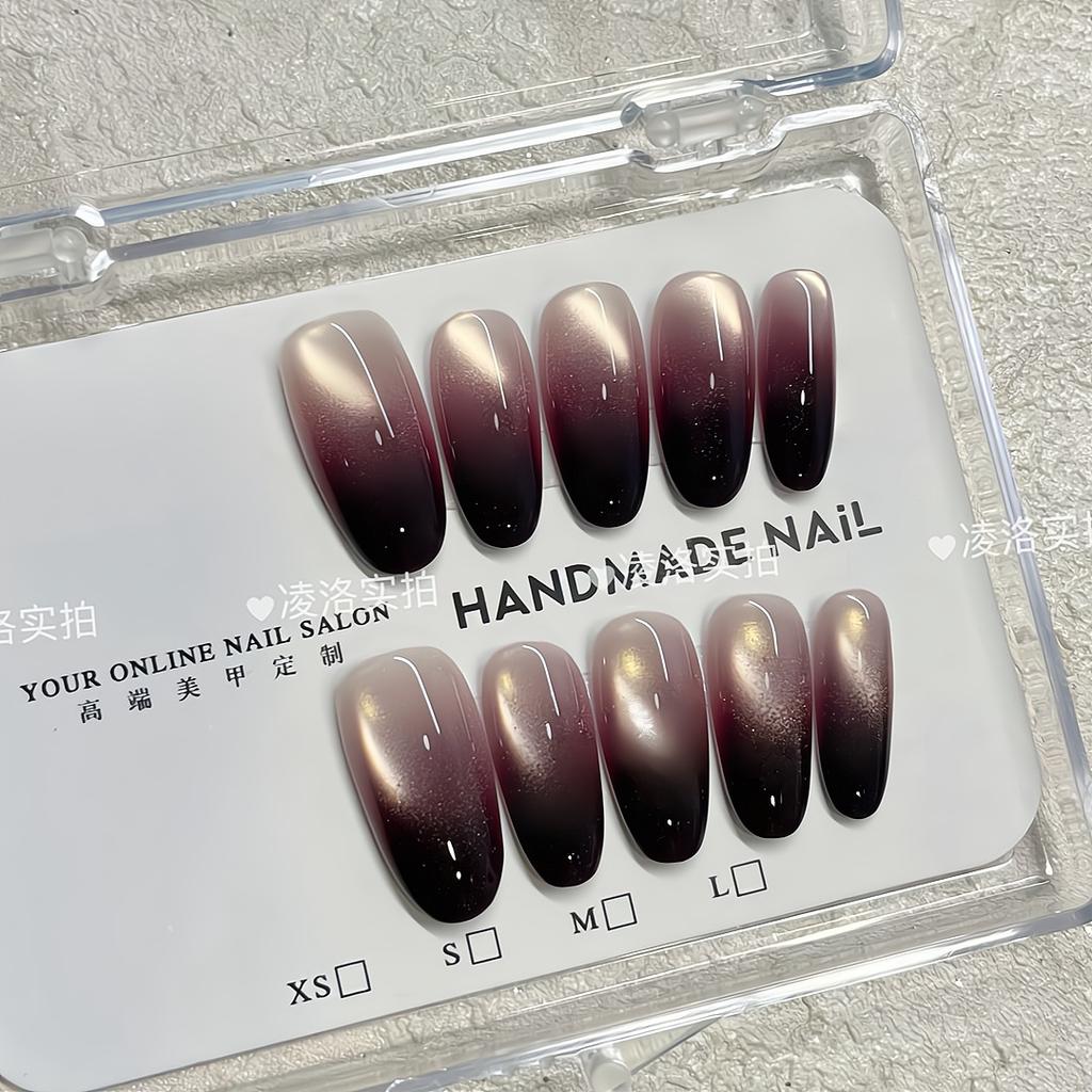 Press on Nails Square Fake Nails with Glitter Design Artificial Acrylic Nails Glossy False Nails Full Cover Stick on Nails Glue on Nails for Women