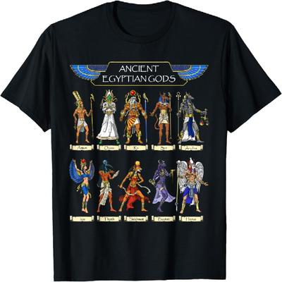 Egyptian Gods Ancient Mythology Pharaoh Anubis Thoth Horus T-Shirt