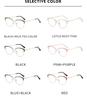 Trendy Cat-Eye Glasses for Women with Anti-Blue Light and Anti-Radiation Prescription Lenses