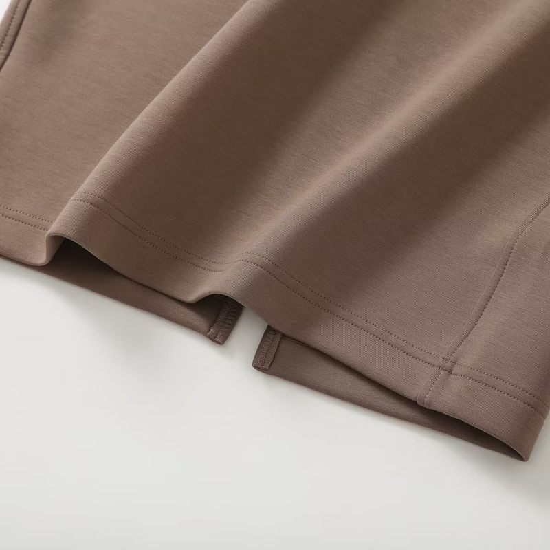 Kaslead Quick-Drying Casual Slit Long Skirt