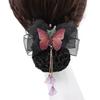 Headwear Tassels Professional Headdress Hairgrips Cover Net Korean Bun Snood Women Spring Clips