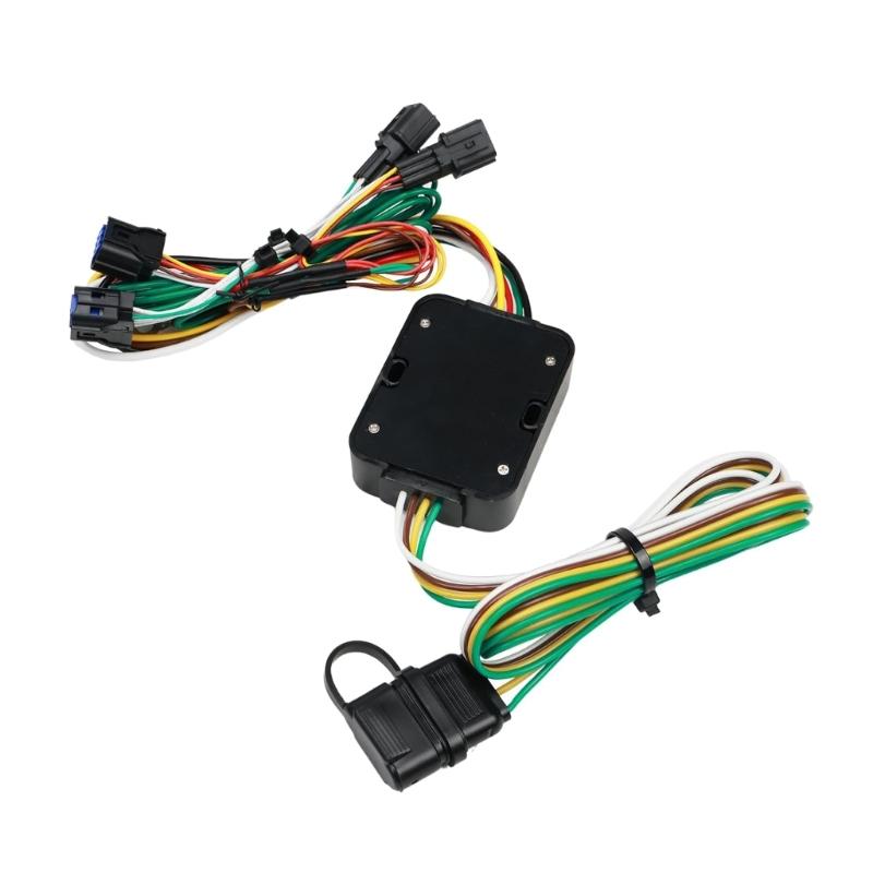 56491 Quick Install 4-Flat Trailer Harness for 2023-2025, Powered 4-Pin Wiring Kit for Tail Brake Turn Signal Towing Use