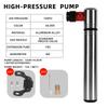 WEST BIKING Bike Pump With Needles Hand Air Pumps Cycling Tire Inflator Schrader Presta Valve Hose Portable Mini Bicycle Pump