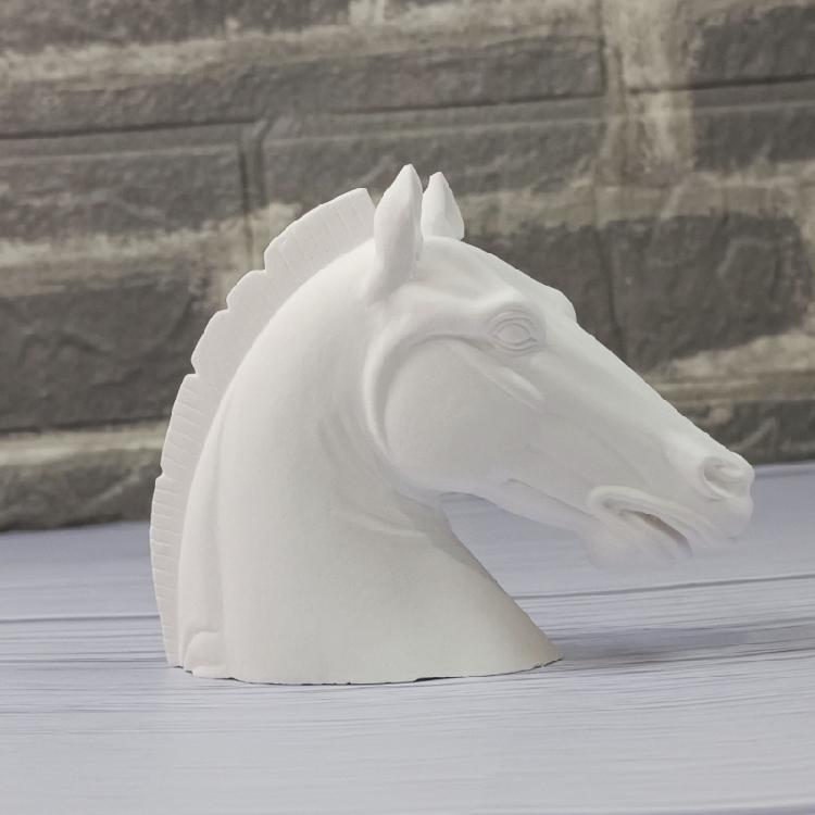 Easy Release Silicone Mold for Horse Head Sculpture Desktop Ornament Jewelry Making Tool Artistic Creation Mold