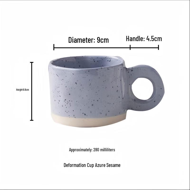 Daren European Ceramic Coffee & Milk Mug Set