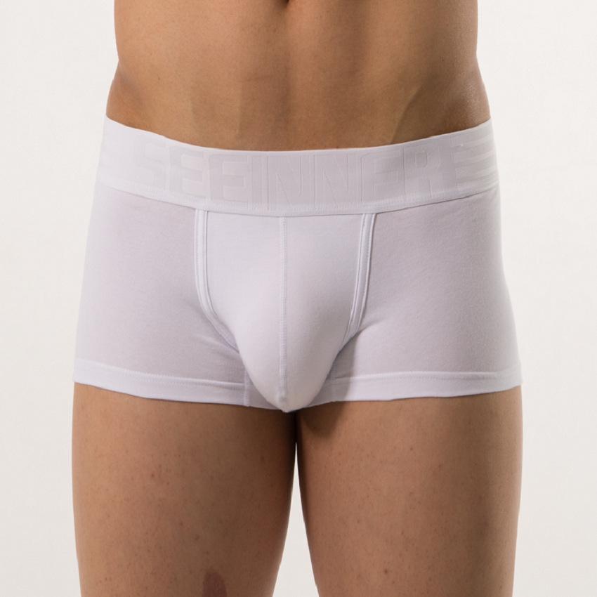Breathable Low-Rise Cotton Boxer Briefs with U-Shape Pouch Support