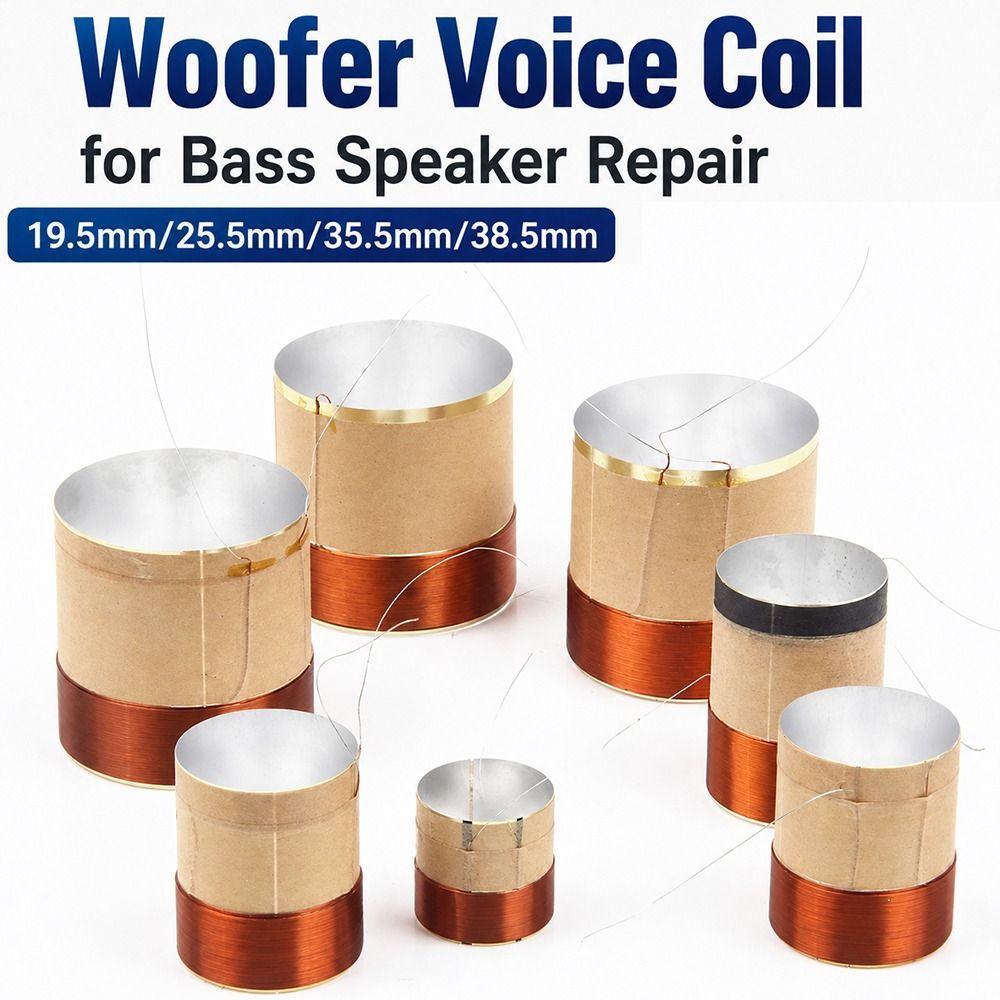 2 Layers Bass Voice Coil 19.5-38.5mm Bass Speaker Voice Coil Aluminum Voice Coil