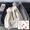 Fluffy Boa Fleece Hoodie [1/2style] Women's (JP, Alphabet, M, Off-White)