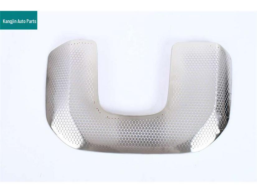 Dustproof Speaker Covers for 2025 Aion V Tyrannosaurus Rex Front Door Panels - Silver Stainless Steel Interior Modifications
