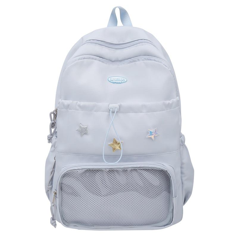 New Backpack Japanese Ins Campus Pain Bag Jk Student School Bag Girls Large Capacity Removable Backpack
