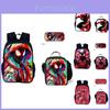 Spiderman Backpack Set With Oxford Fabric School Bag And Pencil Case For Kids
