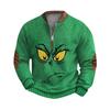 Lässiges Retro-Sweatshirt mit Farbverlauf für Herren