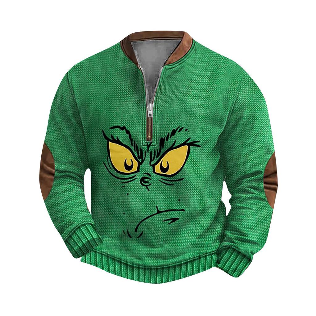 Lässiges Retro-Sweatshirt mit Farbverlauf für Herren