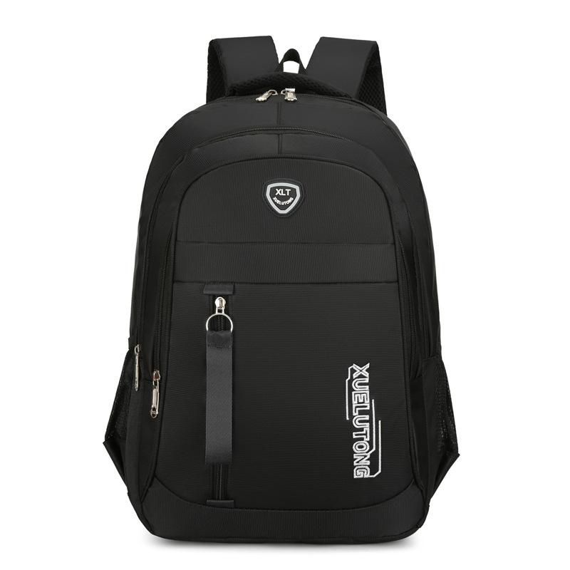 2026 Nuovo Zaino per Laptop da Uomo Casual Monocolore Grande Capacità Cartella per Studenti delle Scuole Superiori Resistente all'Acqua