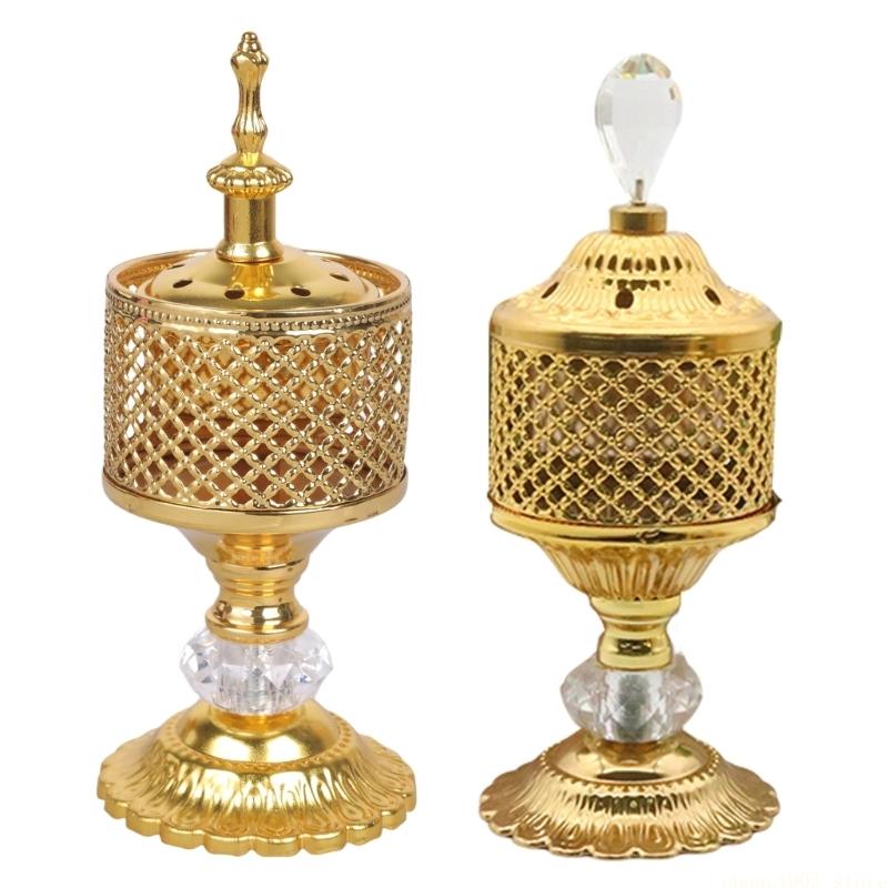 QX2E Metal Incenses Burners With Stable Base For Home Decoration Holder