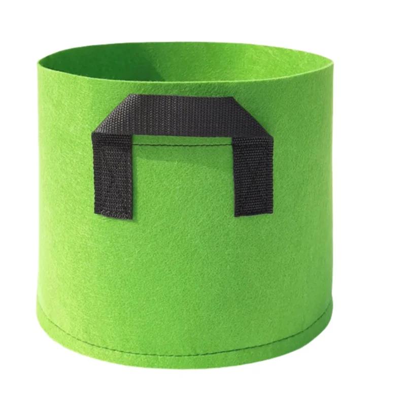2026New 1Pcs Non-woven Plant Grow Bags Thickened Felt Fabric Plant Vegetable Seeding Grow Bags with Handle