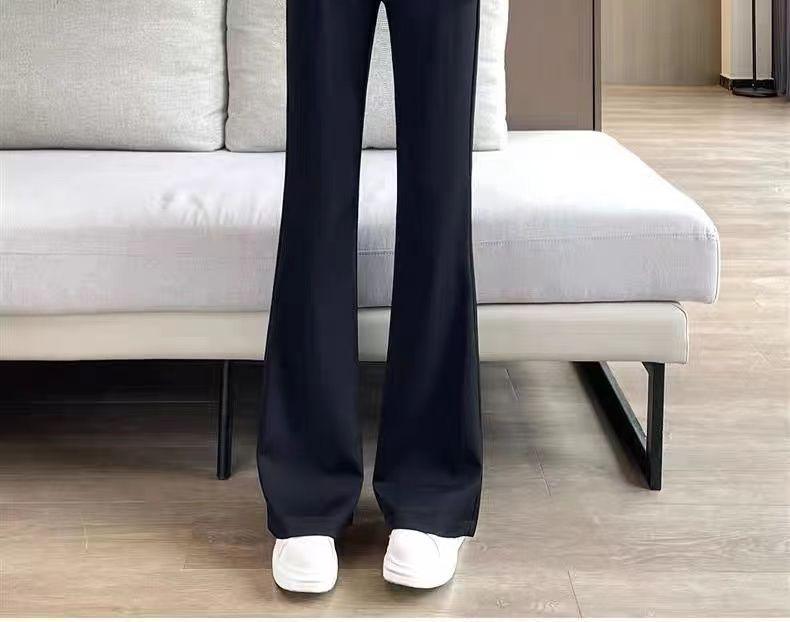 Women's Micro-Flared High-Waisted Bell Bottoms - 2026 Summer Slimming Casual Wide-Leg Pants