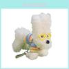 West Highland Terrier Keychain Plush Toy With Soft Polyester Filling For Gift And Collection